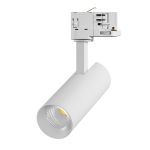 Noxion Luce A Binario LED 3 Fasi Ecowhite Aluminium Bianca 10W 840lm 36D - 830 Luce Calda - 