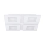 Eglo Luce da soffitto Padrogia-Z Acciaio Bianca 9.7W 1170lm - 827-865 Regolabile Bianca + RGB | IP20 - Zigbee Dimmerabile