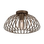 Eglo Luce da soffitto Espinal Acciaio Bronzo | IP20 - Adatto per 1x E27 