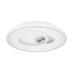 Eglo Parete e Luce da soffitto Tiriolo Acciaio Bianca Argento 14W 1800lm - 840 Bianco Freddo | IP20 