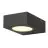 SLV Quadrasyl 15 Luce Da Parete Aluminium Grigio Piazza | Esterni - IP44 - Adatto per 1x GX53 