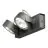 SLV Kalu Doppio Parete e Luce da soffitto Aluminium Nero 31W 2000lm - 830 Luce Calda -  | Dimmerabile 