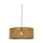 Good&Mojo Luce Pendente Iguazu Tessuto Marrone L | Adatto per 1x E27 