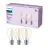 Confezione Multipack 3x Philips Bulbo LED E27 Pera Filamento Chiara 7W 850lm - 840 Bianco Freddo