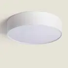 Bright Choice Lampada Da Soffitto A LED Il Giro Tessuto Bianca | 500mm - Adatto per 3x E27 – Max 40W